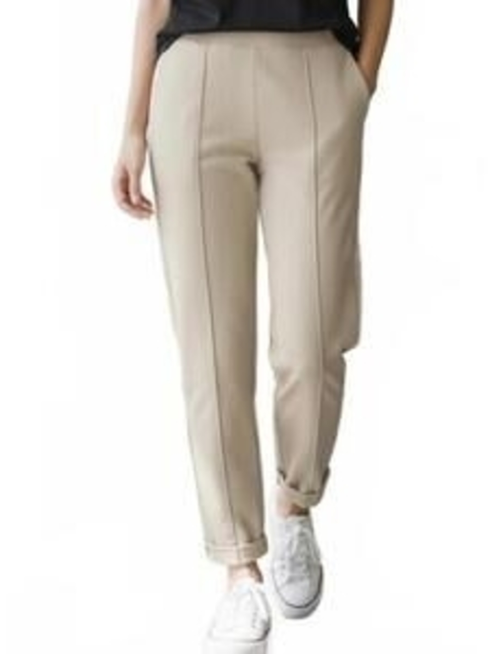 Walter Hagen Taupe Cropped Tailored Ankle Golf Pants